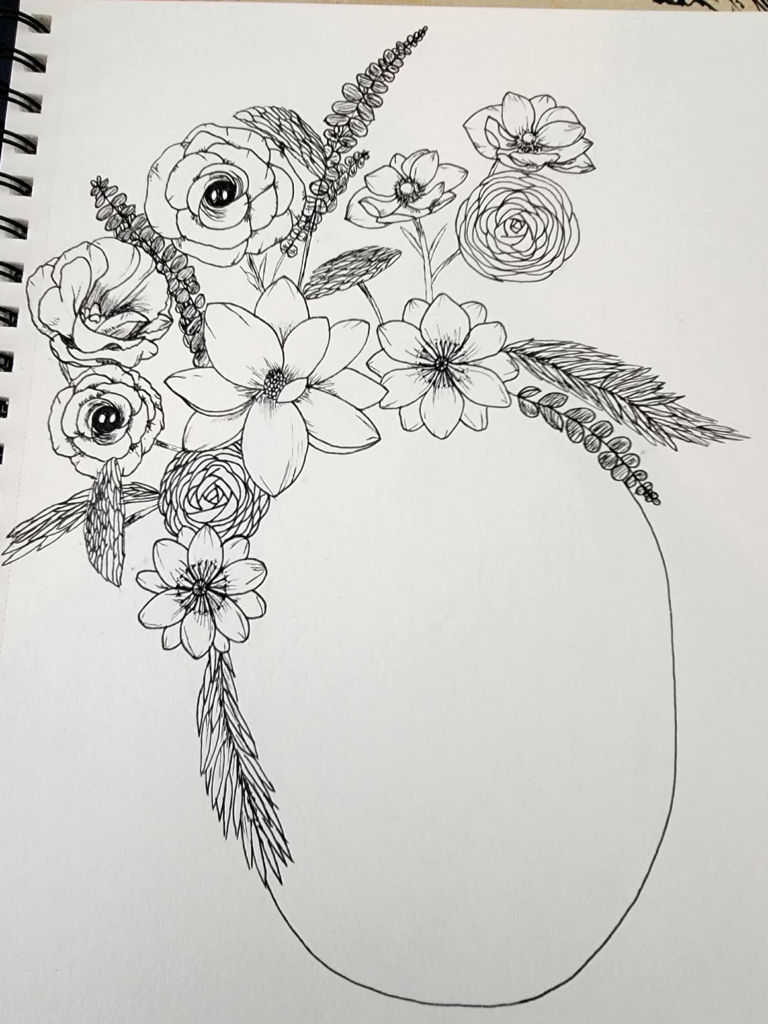 Floral sketch